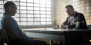 Rudolf Abeli (Mark Rylance) esimene kohtumine oma kaitsja James B. Donovaniga (Tom Hanks). 