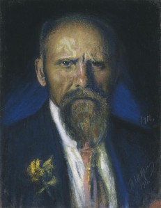 Ants Laikmaa. Autoportree. Pastell, 1918. 