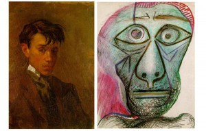 Tühistava loomise keeruline kunst: „Juba lapsena joonistasin ma nagu Raffael, kuid terve elu õppisin joonistama nagu laps.“ Pablo Picasso autoportreed 14- ja 91aasta vanuselt. 
