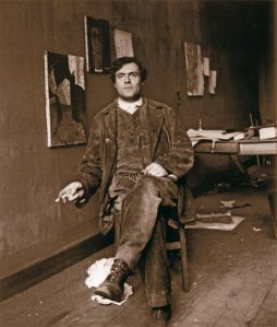 Amedeo Modigliani oma ateljees  1915. aastal. 