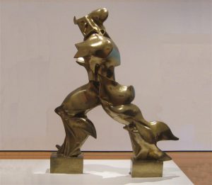 Umberto Boccioni. Jätkuvuse unikaalsed vormid ruumis. Pronks, 1913. 