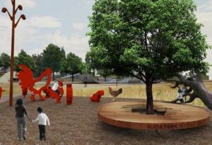 „Eesti 100 tamme“ esinduspargi maastikuarhitektuuri võistluse võitis töö märgusõnaga „Sõnasalud“