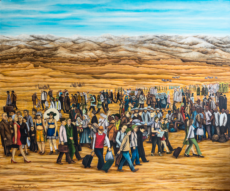 Kunstnik Toomas Kuusing ja harilikud inimesed Luunjas