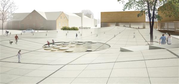 Maastikuarhitektide liidu aasta tegu „EV 100“ arhitektuuriprogramm „Hea avalik ruum“, arhitektide liit. Pildil Rapla keskväljaku ja linnaruumi arhitektuurivõistluse võidutöö „Holly“ (autor Siiri Vallner).