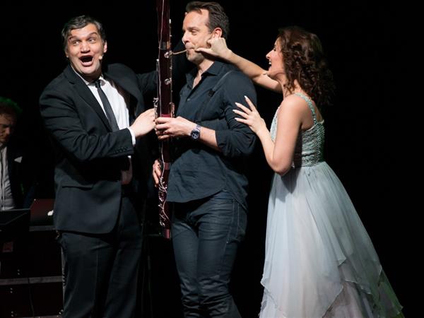 „Mozart. Remix“ – solistid Pavlo Balakin, Martin Kuuskmann ja Maria Listra.