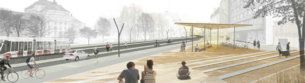 Tallinna peatänava võidutöö lõimib linnaruumi kunagise bastionivöö