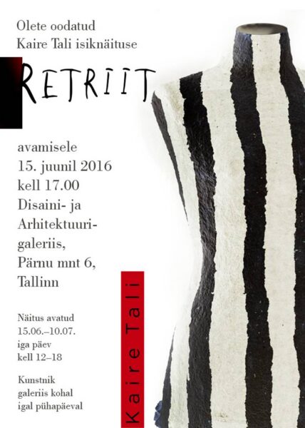 Tekstiilikunstnik Kaire Tali isiknäitus