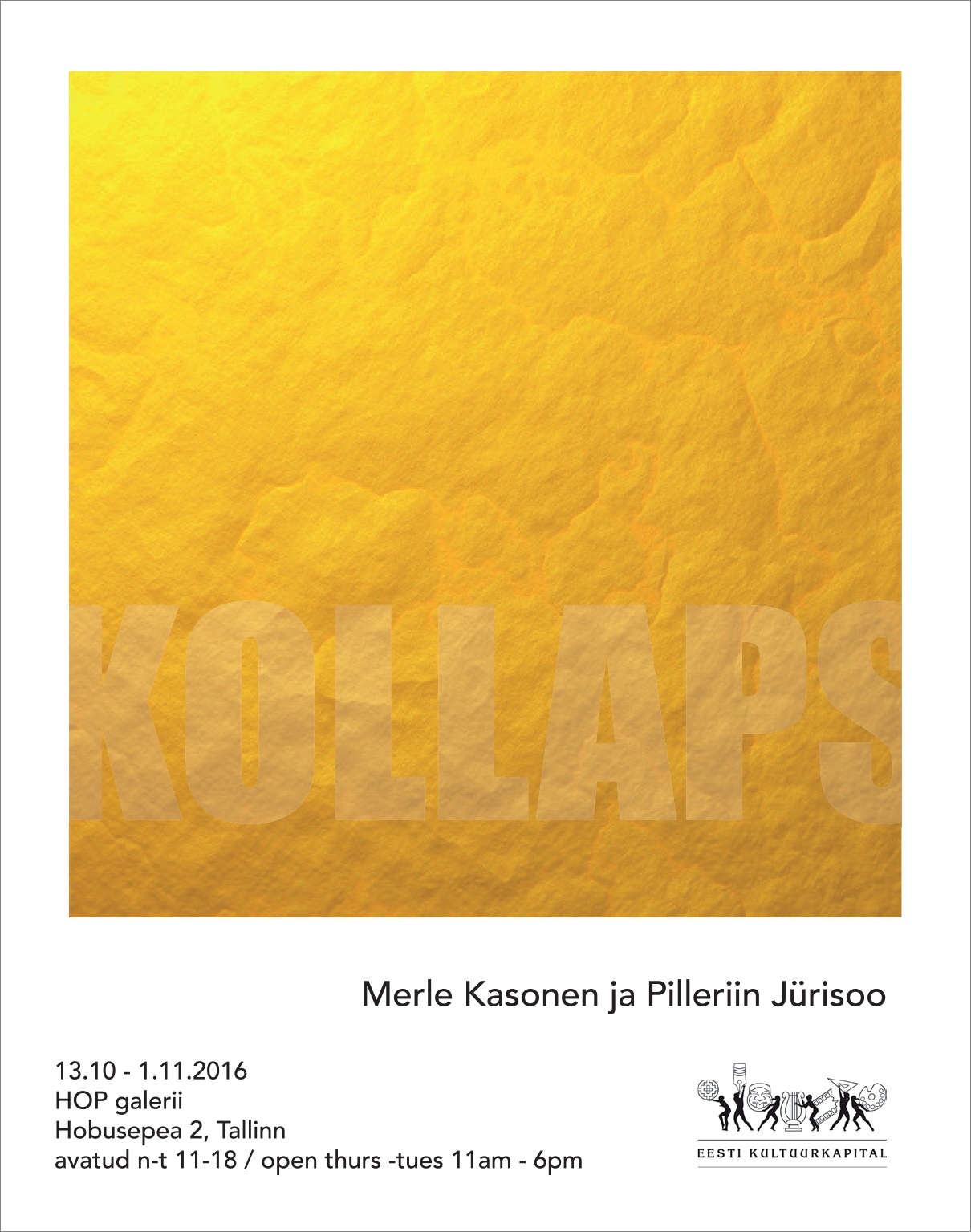 Merle Kasoneni ja Pilleriin Jürisoo ühisnäitus “Kollaps”