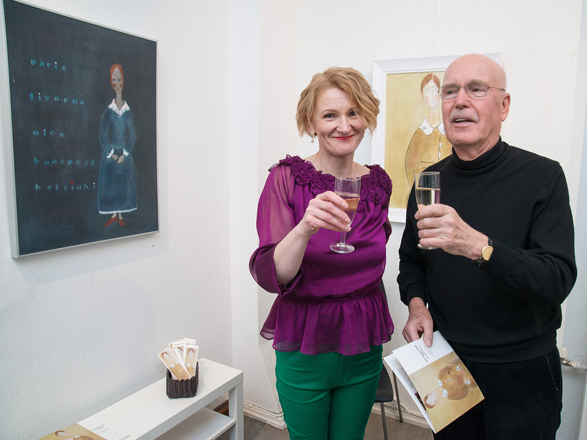 Helsingis on avatud eestlase Ewa-Kaisa Plaki näitus “Minä ja Modigliani”