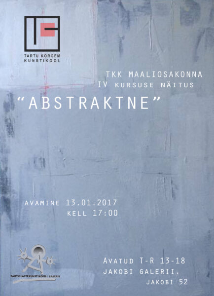 Tartu Kõrgema Kunstikooli maalitudengite näitus Jakobi galeriis