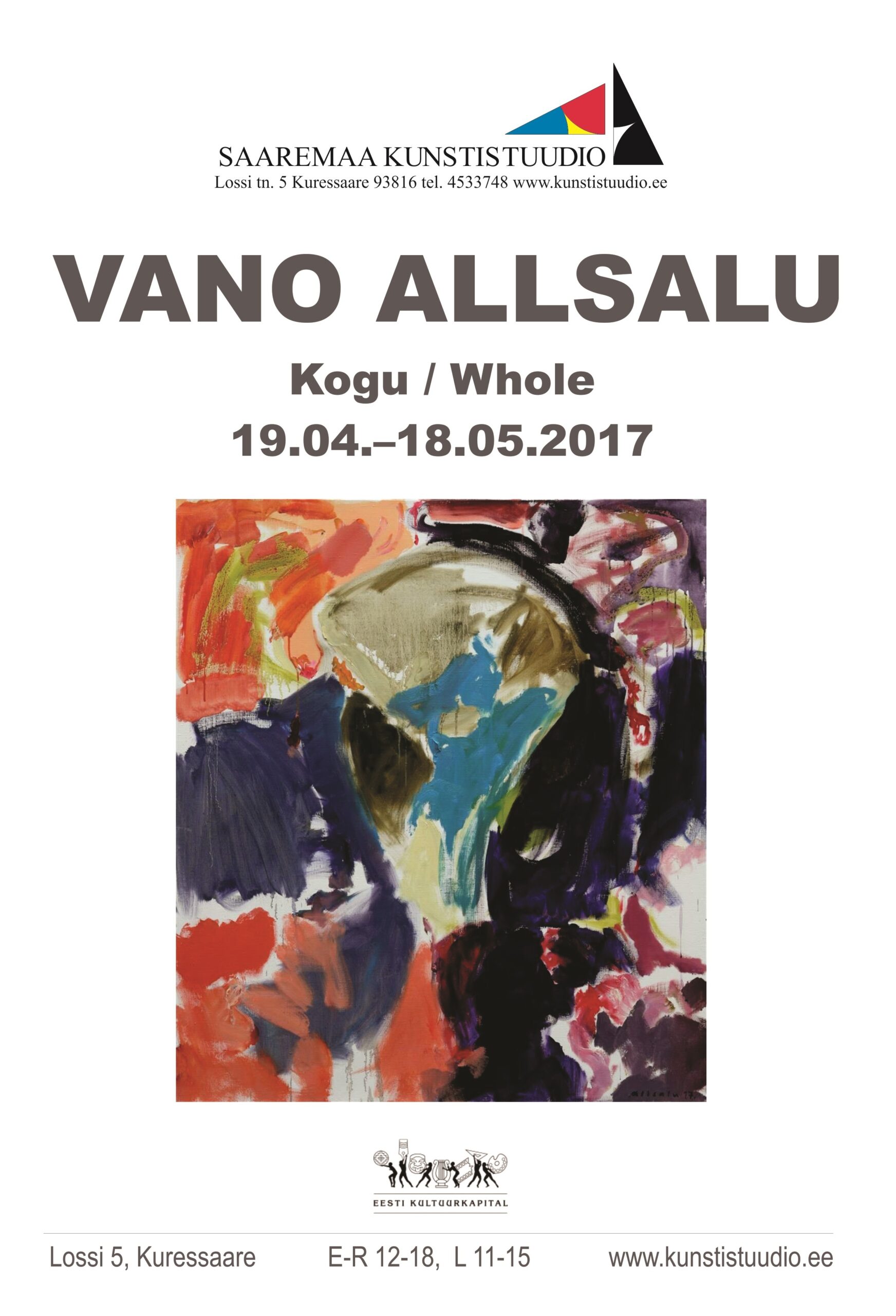 Vano Allsalu näituse avamine Saaremaa Kunstistuudios