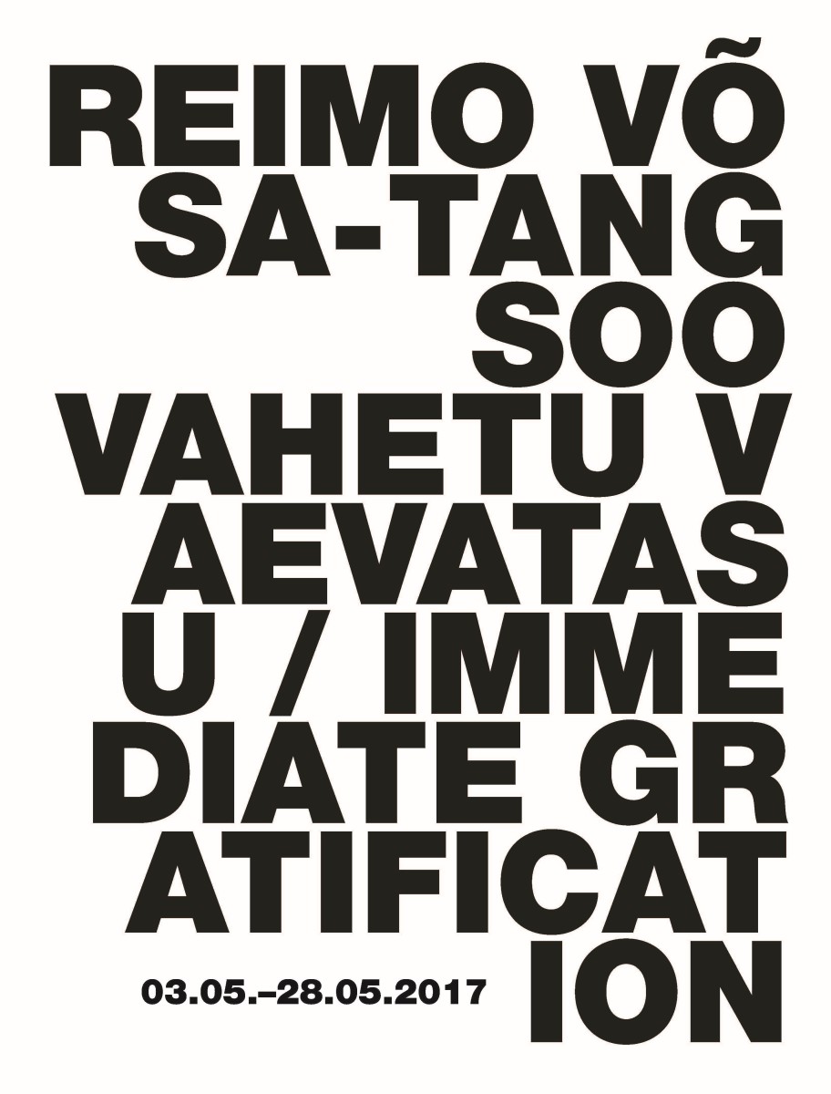 Reimo Võsa-Tangsoo „Vahetu vaevatasu” Tartu Kunstimajas