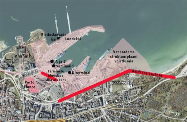 Linnahallist Reidi teeni.  K&uuml;mnendid Tallinna linnaplaneerimises