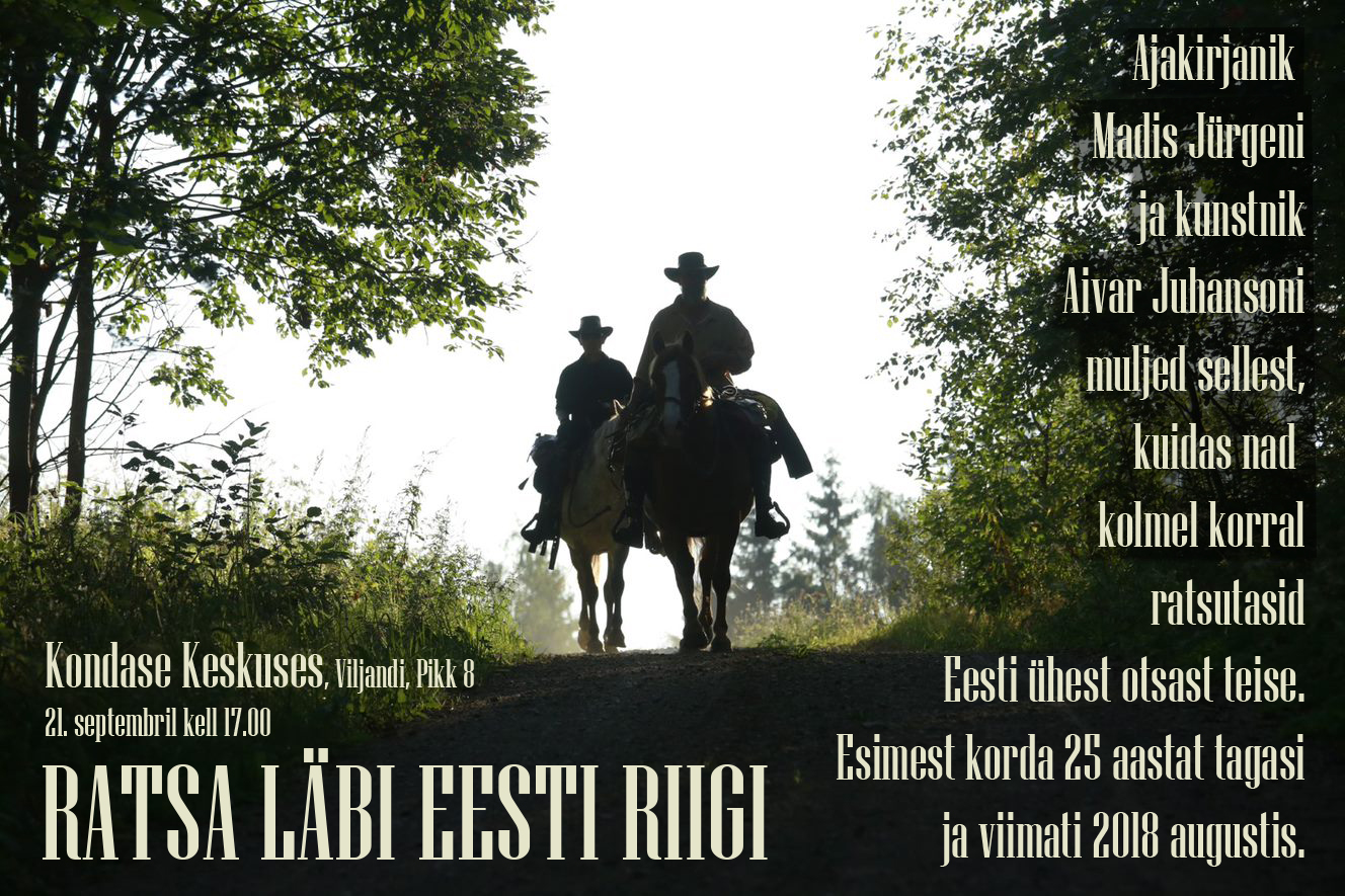 Kondase Keskuses avatakse näitus “Aivar, tema pliiats ja ratsemed”