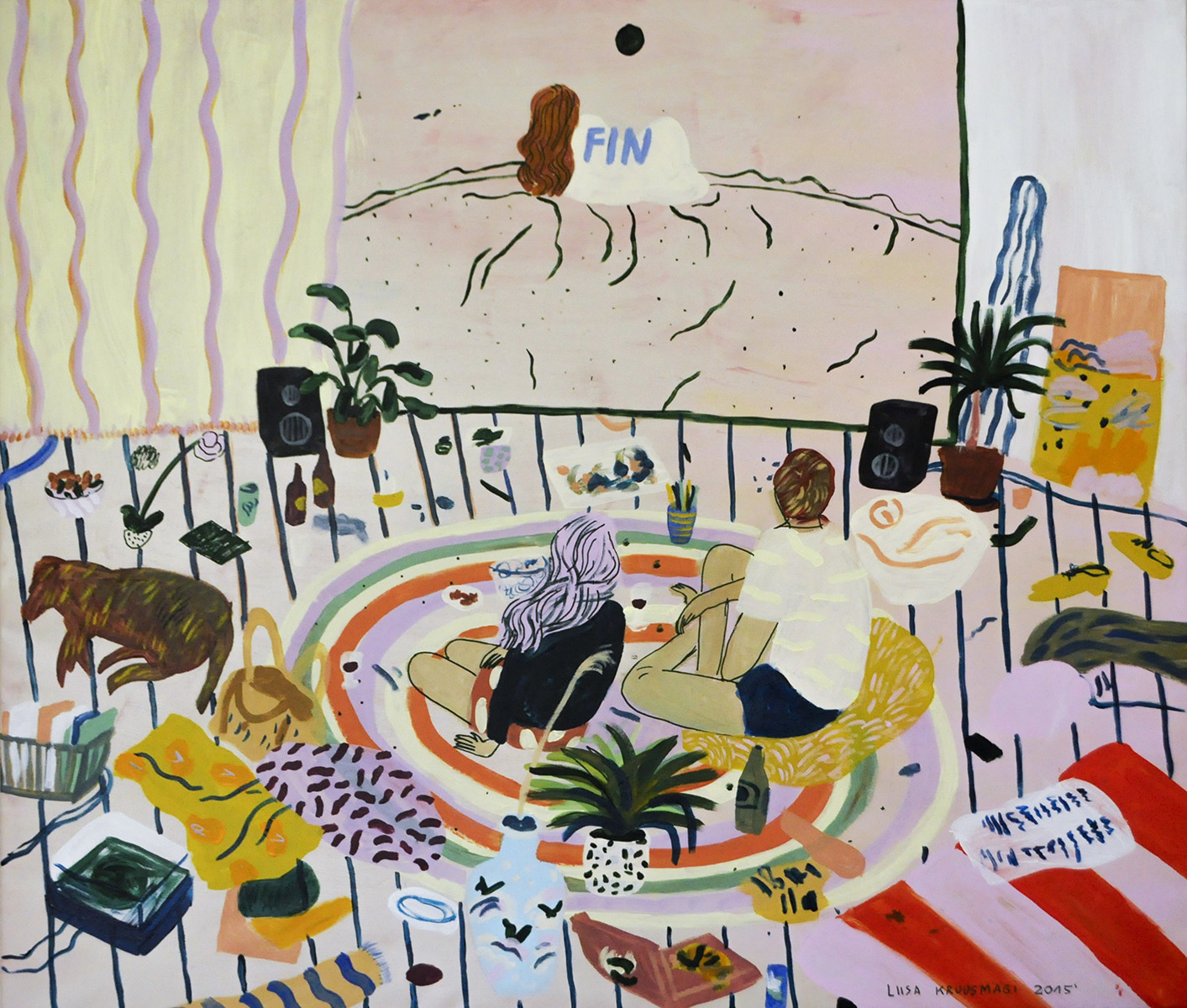 Liisa Kruusmägi näitus „Limonaad asfaldil” Viljandis Kondase Keskuses