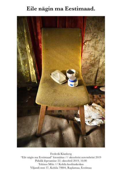 Kohila Koolituskeskuse Veranda Galeriis Frederik Klanbergi fotonäitus