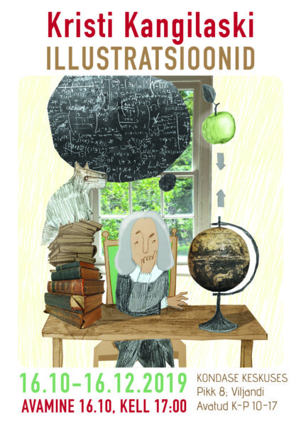 Kristi Kangilaski illustratsioonide näitus Kondase Keskuses