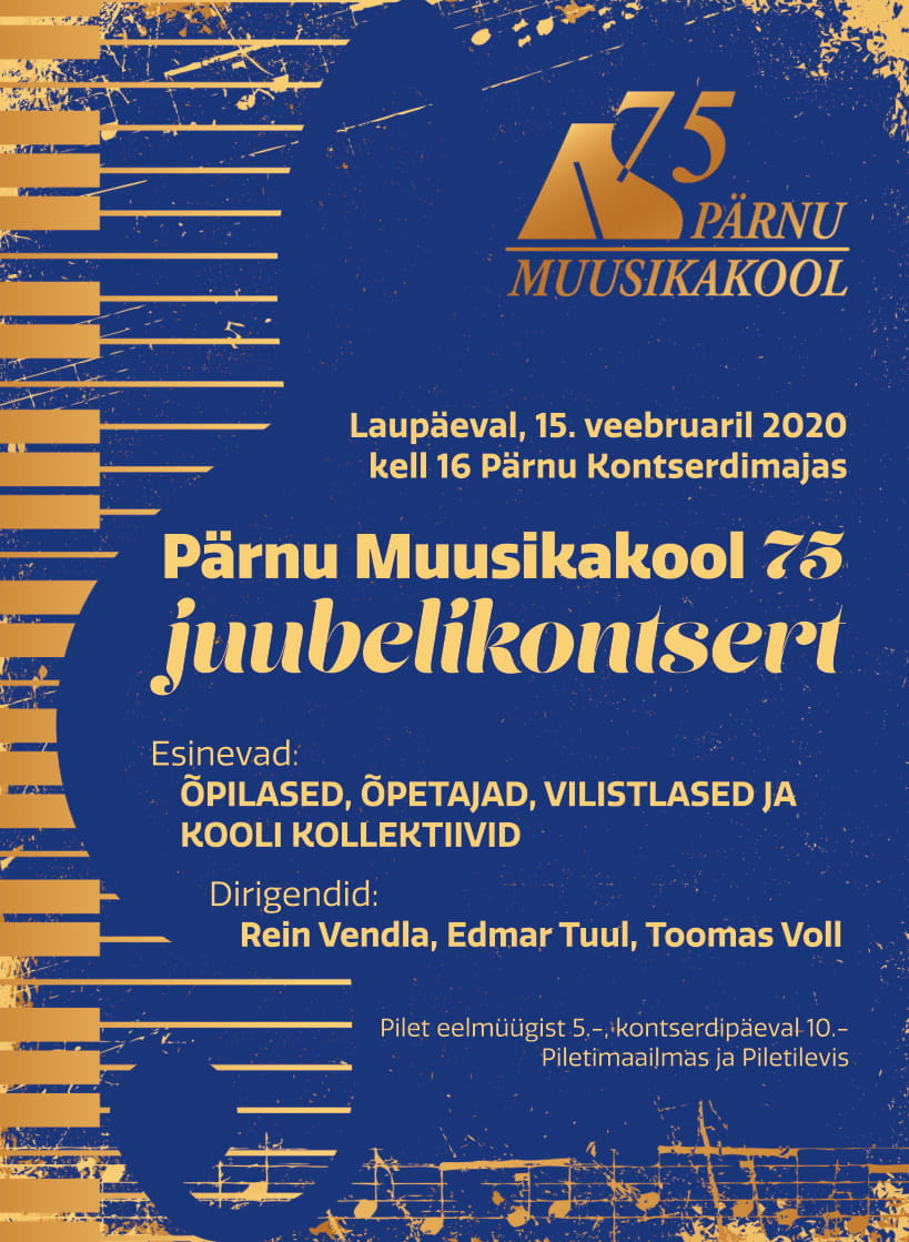 Pärnu Muusikakool tähistab juubelit