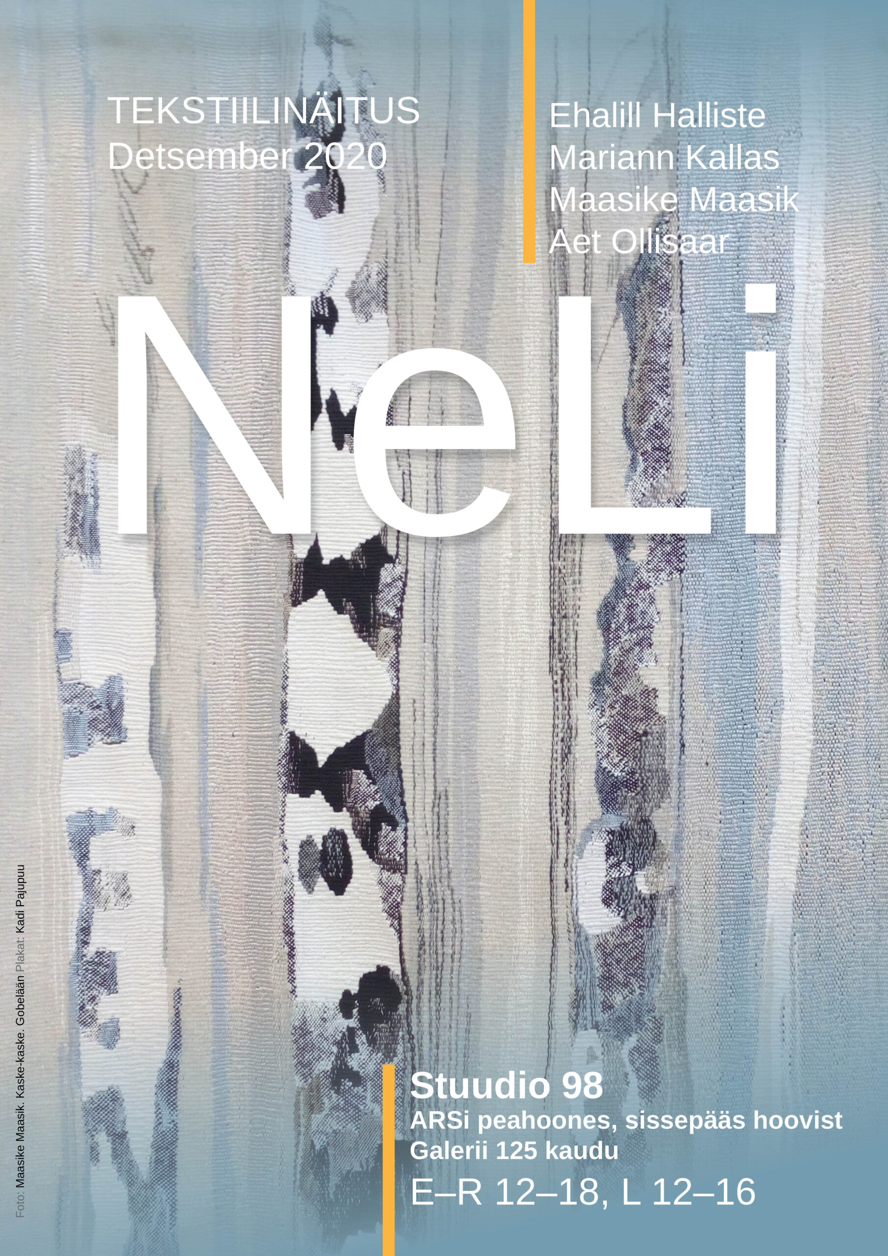 Eesti Tekstiilikunstnike Liit uuendas väljapanekut ARSi majas