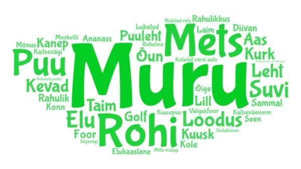 Elav, r&otilde;&otilde;mus ja vallatu roheline keeles, meeles ja s&uuml;mboolikas