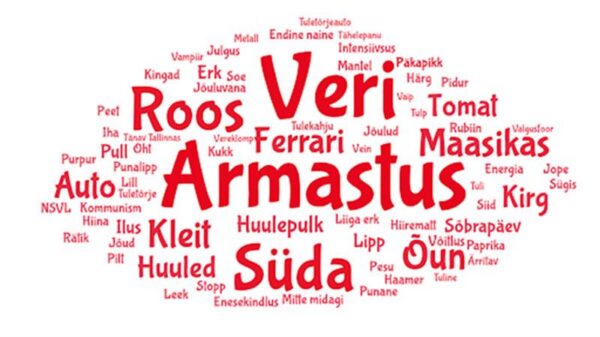 Kirglik, energiline ja vastuoluline punane  keeles, meeles ja s&uuml;mboolikas