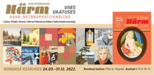 Perekond Härma retrospektiivnäitus Kondase keskuses