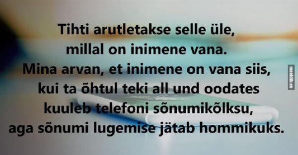 Elus&uuml;gise ja eakate kujutamine eesti vanas&otilde;nades ehk Vanas&otilde;nad kultuurigerontoloogia teenistuses