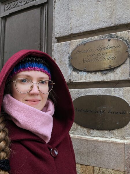 Marie Underi jäljed Nobeli auhinna arhiivis