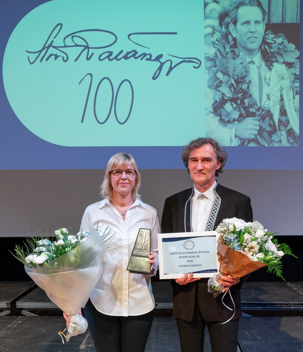 Arvo Ratassepa malestusauhinna ning Arvo Ratassepa Fondi stipendiumi laureaadid Triin Koch ja Andrus Siimon